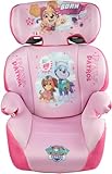 Paw Patrol Mädchen Autositz Gruppe 2-3 (15 bis 36 kg) mit Everest, Skye und Liberty