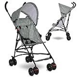 Lorelli Ultra Leichter Buggy Kinderwagen Vaya - nur 4,7kg - Kompakter Sportsitz bis 15kg,...