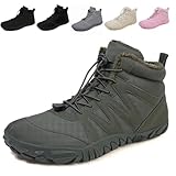 Fadezar Barfußschuhe Herren Gefüttert Winterschuhe Damen Wasserdicht Winter...