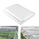 KZQXXT Gewächshausfolie 2X5M Polyethylenfolie Transparent Gewächshausfolie Extra Dick...