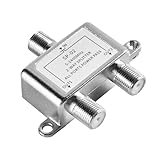 SAT/BK Splitter, 5-2400 MHz 2-Fach Splitter (2-Wege) Satelliten-Verteiler für...
