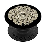 Vegvisir Wikinger Kompass Walhalla Nordische Mythologie Odin PopSockets mit...