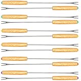 Rosenstein & Söhne Fonduegabeln: Fondue-Gabeln, 12er-Set (Fleischfonduegabel,...
