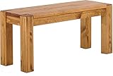 Sitzbank 80 cm Rio Kanto Brasil Pinie Massivholz Esszimmerbank Küchenbank...