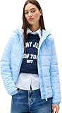 Tommy Jeans Damen Tjw Slim Lw Hooded Padded Jacket Dw0dw20959 Pufferjacke, Blue (Light...