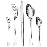 LAZAHOME Besteck Set, Edelstahl Spiegelpoliert 30 teilig Besteckset für 6 Personen,...