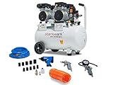Starkwerk SW 457/8 Flüster Kompressor Silent Kompressor 1,5kW !69 dB! 8Bar...