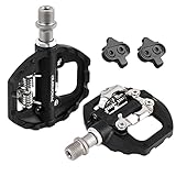SUPERNIGHT Fahrradpedale mit SPD Cleat Set, Shimano PD Pedale Kompatibel,...