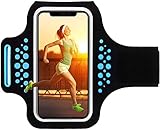 HAISSKY Schweißfest Sportarmband Handy Laufen Sport Handytasche Handyhalterung...