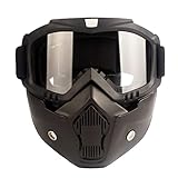 Motorrad Schutzbrille Staubschutz Brille Motorrad Brille Mit Abnehmbarer Brille...