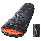 Skandika Schlafsack Vegas XXL Mumienschlafsack mit/ohne Polycotton Innenfutter, für...