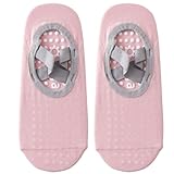 amangul 1 Paar rutschfeste Yoga-Socken für Damen, Baumwolle, niedrig geschnitten, für...