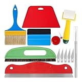 Jeenuuder 1 Set Tapetenglättungs-Werkzeugsatz, Tapeten-Werkzeugsatz für...