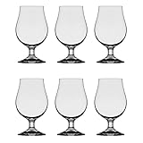 Stölzle Lausitz Biertulpe Berlin 6er-Set I 390ml Biergläser Set optimal für...