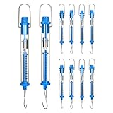 Diheohg Federwaage, 10er-Pack 30N Transparente Federwaage mit Hängendem Rohr, Federwaage