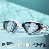 Vyloky Optische Schwimmbrille mit Sehstärke | Dioptrien: 0bis -8,0 | Anti-Fog |UV-Schutz...