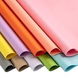 120 Blätter, 10 Farben: Hochwertiges Seidenpapier bunt (50x70 cm) – Ideales...