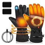 BelonLink Beheizte Handschuhe für Damen Herren, 2×4000mAh Wiederaufladbare...