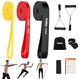 Resistance Bands Set, Fitnessbänder mit 3 Widerstandsstufen-mit Türanker,...