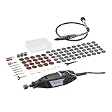 Dremel 3200 Multifunktionswerkzeug 130W, Kit mit 1 Aufsatz mit biegsamer Welle, 90...