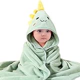 Lvefyti Kapuzenhandtuch Baby,80x80 cm Babyhandtuch mit Kapuze Babybadetücher...