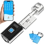 WELOCK SECBN51 Fingerabdruck Elektronischer Türschloss Haustür, RFID-Karte...
