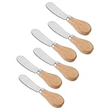 CRILSTYLEO 6 Stk Butterspatel aus Edelstahl Pizza- Pizza-Käse-Verteiler versetzte...