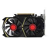 4 GB GDDR5 Gaming Graphics Card, 128-Bit-GPU mit 2 Ruhigen Fans, PCIE 2.0, DVI VGA HDMI,...
