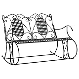SXJEQOC Garten Möbel Draußen Sitzbank Outdoor Terrassenmöbel Balkonbank Kleiner Balkon...