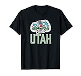 Climb Utah - Retro Rock Climbing Vintage Carabiner Graphic T-Shirt