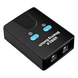 Sharing Box USB Hub - Drucker Sharing Hub | USB Splitter für Drucker, Tastatur, | KVM...