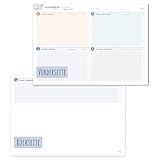Häfft® A4 To-do-Listen Block quer, 50 Blatt - Aufgabenblock nach...
