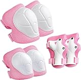 Knieschoner Kinder, 6 in 1 Schoner Inliner Kinder, Inliner Schoner Kinder, Geeignet für...