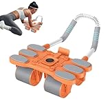 Bauchtrainingsroller – 4-Rad-Muskelübung, Bauchroller, automatischer Rückprall,...
