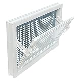 Kellerfenster weiss 60 x 30 cm Isolierverglasung 3.3 incl. Schutzgitter,...