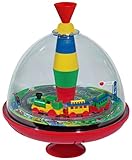 Lena 52120EC Panoramakreisel Eisenbahn Ø 19,5 cm - Elektrischer Brummkreisel...