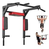 Klimmzugstange zur Wandmontage, Multifunktionale Pull-Up-Bar Trainingsstange...