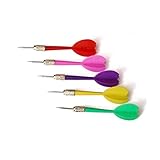 VORCOOL Multicolor Brass Barrel Darts Arrows 5pcs (Random Color)