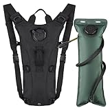 Outplea Taktischer Trinkrucksack mit 3L Wasserblase, Leichter Fahrradrucksack...