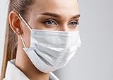 CarePrime Type IIR Medizinische Mundschutz | OP Mundschutz | 50 Stück | BFE  98% |...