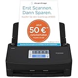 ScanSnap iX1600 Desktop Dokumentenscanner Schwarz - 5 GHz - Duplex, ADF, A4,...