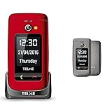 Emporia TellMe X200 Grosstasten-Klapphandy (mit Farbdisplay Aussendisplay...