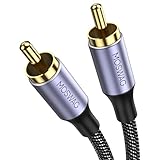 MOSWAG Subwoofer Kabel, Digitales RCA Koaxialkabel Premium, Cinch Kabel Subwoofer, 1 Cinch...