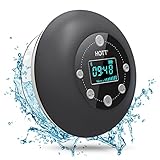 HOTT S602 Tragbarer Duschradio Bluetooth Lautsprecher 5.0 Wasserdicht Wireless...