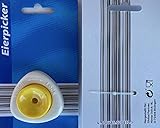 Global 2381 Eierpicker modern Weiss/gelb Eierdorn