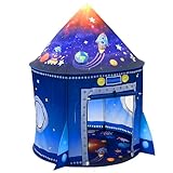 Raketen Kinderzelt für Drinnen Astronauten Raumschiff Spielzelt Kinder Indoor Outdoor...
