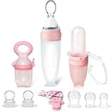 Termichy Fütterlöffel baby, Fruchtsauger baby zur Linderung des Zahnens von Babys,...
