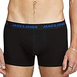 JACK & JONES Herren Boxershorts 7 Pack JACBasic 12165587 Black/Black - BI L