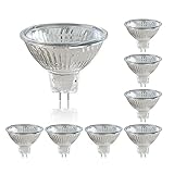 Caldarax 8 Stück MR16 GU5.3 35W Halogenstrahler 12V, 2700K Warmweiß Dimmbar,...