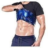 JIALIFT Sauna-Schwitzanzüge, Hemd, Taillentrainer for Herren, Kompressionsweste, Workout,...